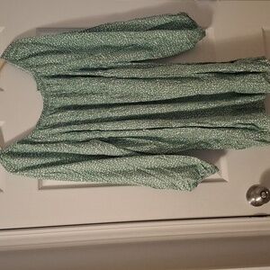 Lovely Melody Green  Dress